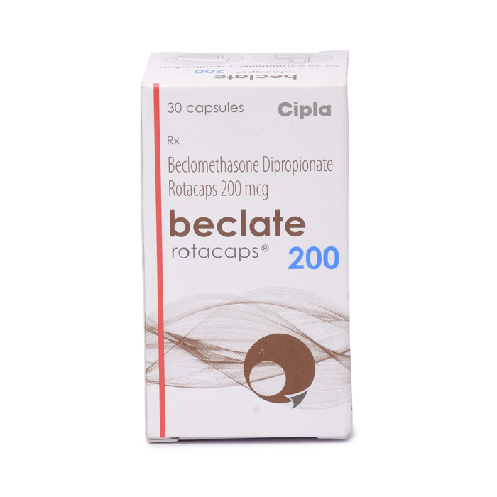 Beclate Rotacaps 200 Mcg with Beclomethasone Dipropionate        
