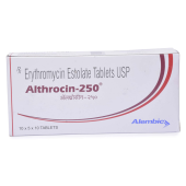 Althrocin 250 Mg with Erythromycin                      