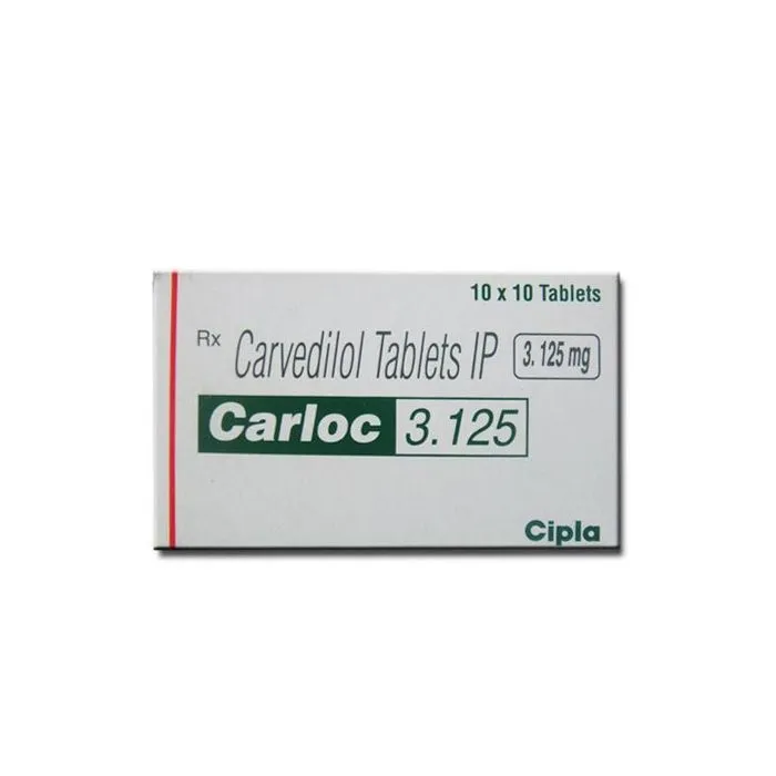 Carloc 3.125 Tablets with Carvedilol                     