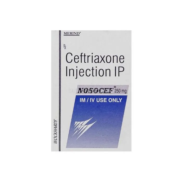 Nosocef 250 Mg Injection with Ceftriaxone