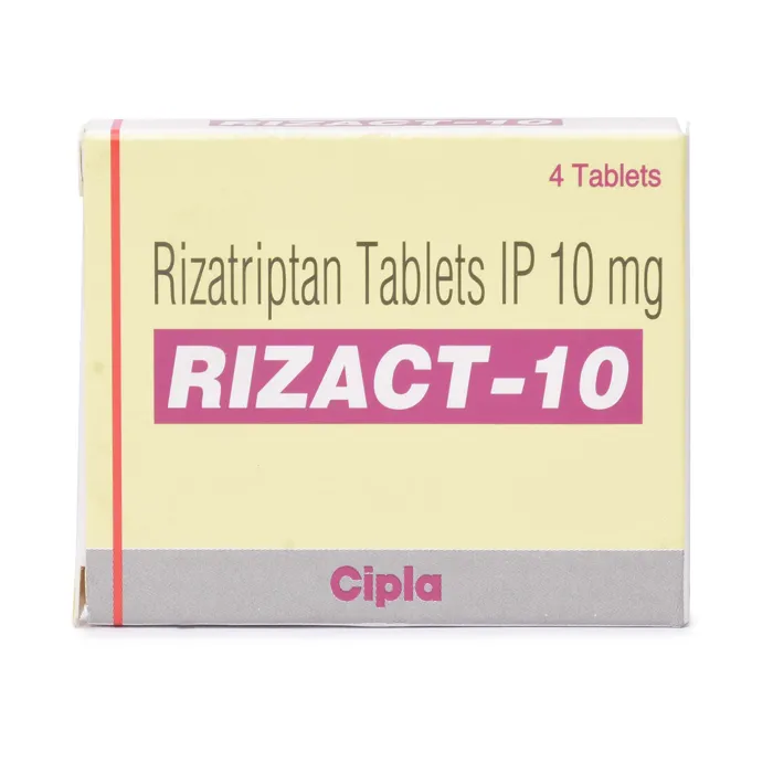 Rizact 10 Mg with Rizatriptan 