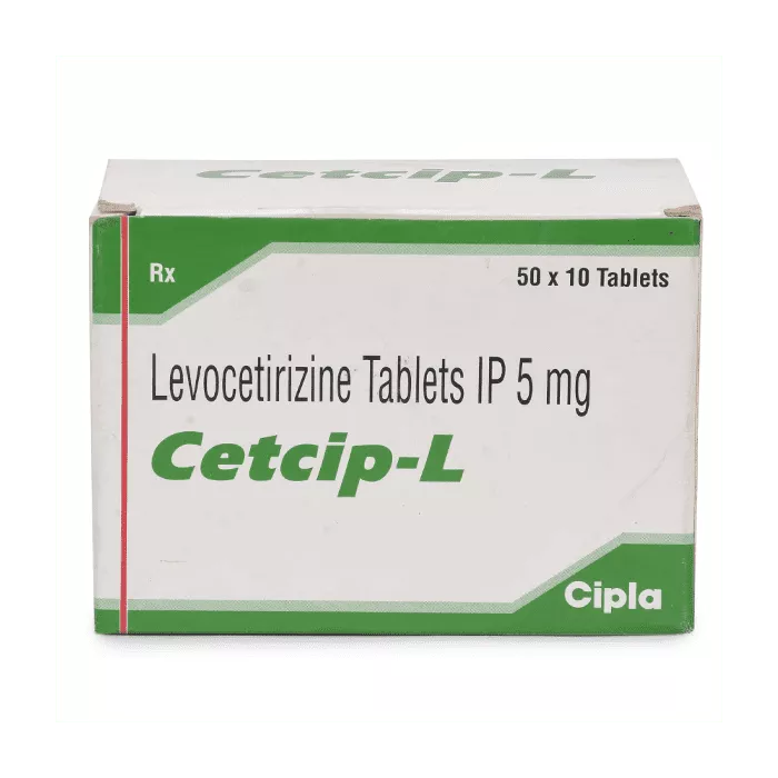 Cetcip L 5 Mg with Levocetirizine dihydrochloride                