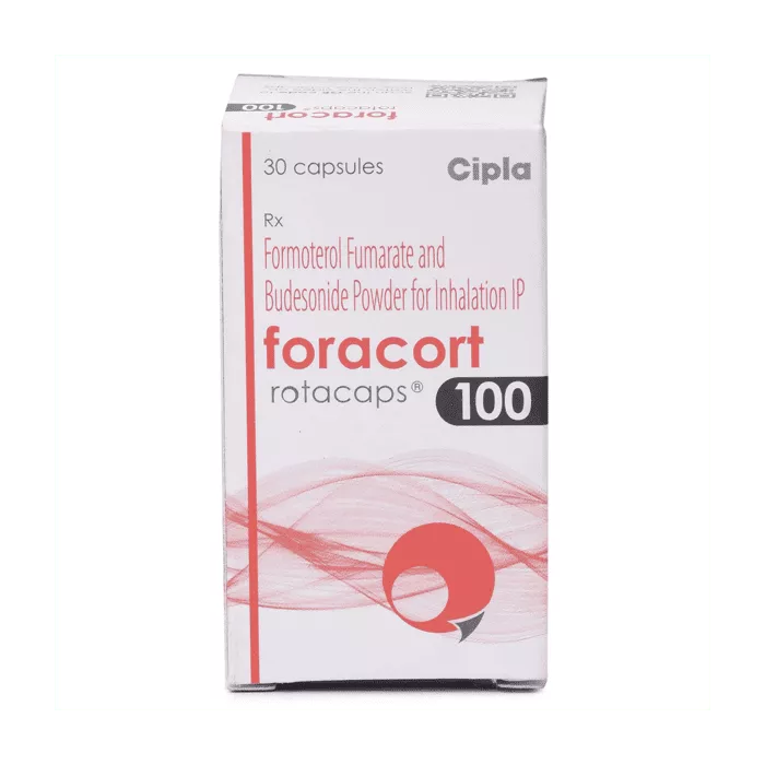 Foracort Rotacaps 100 Mcg + 6 Mcg with Budesonide + Formoterol Fumarate           