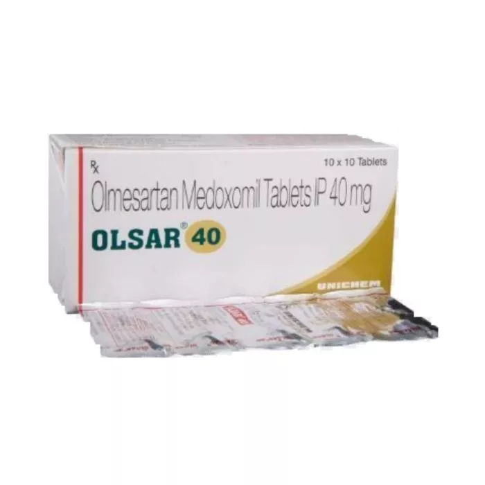 Olsar 40 Tablet with Olmesartan Medoximil