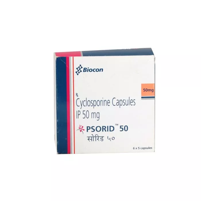 Psorid 50 Mg with Cyclosporine