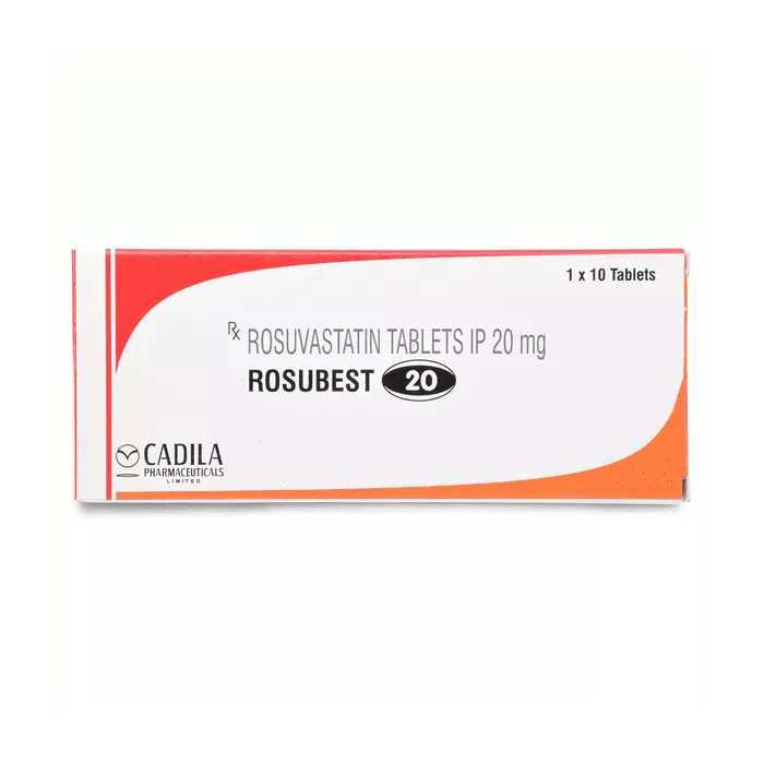 Rosubest 20 Mg with Rosuvastatin                            