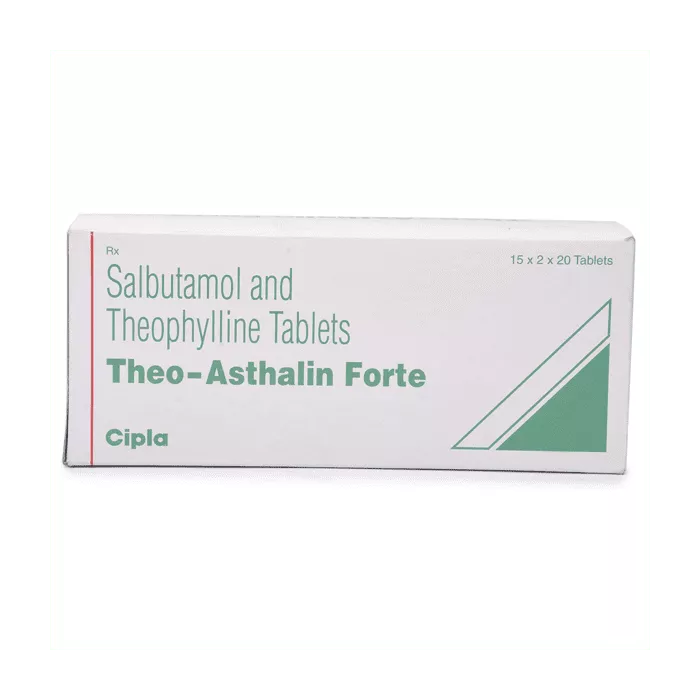 Theo Asthalin Forte 4 Mg+200 Mg with Salbutamol sulphate Theophylline               